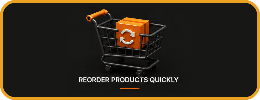 Reorder Products Quickly